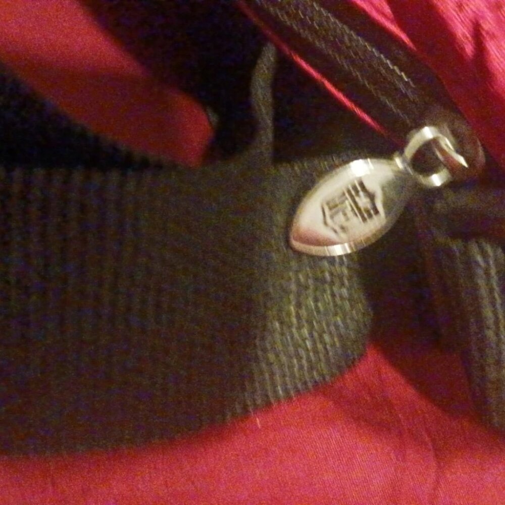 Licenced NFL Atlanta Falcons Womans Black and Red Shoulder Bag with Tag - Picture 6 of 7